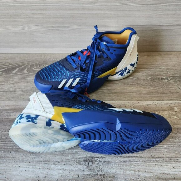 Adidas DON Issue 4 McDonalds All-American Blue Basketball Men's Shoe Size 10 EUC - Picture 6 of 16